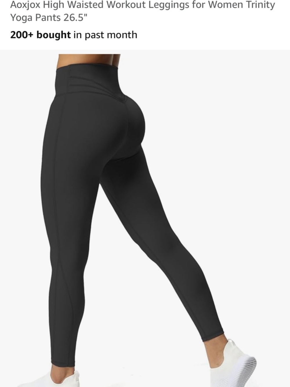 Set of 3: Aoxjox High Waisted Leggings S